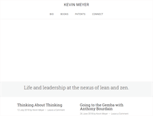 Tablet Screenshot of kevinmeyer.com